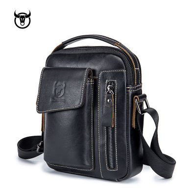 nd Genuine Leather Mens Messenger Bag Casual Crossbody Handbag Gift for Man Business Shoulder Bag