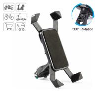 Adjustable Car Phone Stand 360 Rotation Black Phone Holder For Motorcycle Bike Electric Scooter Mount Bracket Mobile Phone Stand