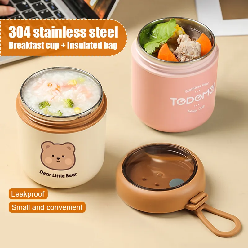 530ml Food Thermal Jar Insulated Soup Cup Thermos Containers