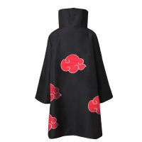 Anime Costume Akatsuki Cloak Kids Uchiha Itachi Obito Costume Halloween Cosplay Necklace With Ring Accessories