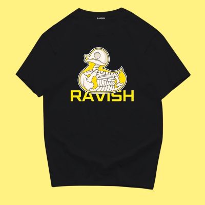 เสื้อยืดสกรีนลาย เป็ด ravish Halloween  พร้อมส่ง