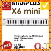 [จัด] Midiplus X6 Mini 61 Mini Velocity Sensitive Keys USB #ผ่อน0% #ส่ง กรณีสินค้ามีสี ไซท์ เบอร์รบกวนลุกค้าทักมาสอบถามหรือเเจ้งที่เเชทก่อนสั่งสินค้าด้วยนะคะ