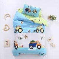 3pcs/set Cartoon Cotton Bedding Set Crib Linen Kit Kindergarten Bed Sheet Pillowcase Duvet Cover Without Filler CP27