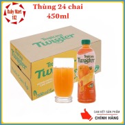 Date 9.2023 Thùng 24 Chai Nước Cam Ép Twister Tropicana 450ml