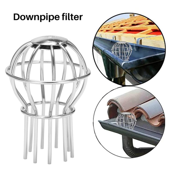 4-pcs-2-inches-gutter-guard-downspout-leaf-filter-stainless-steel-gutter-screen-covers-for-stopping-blockage-leaves