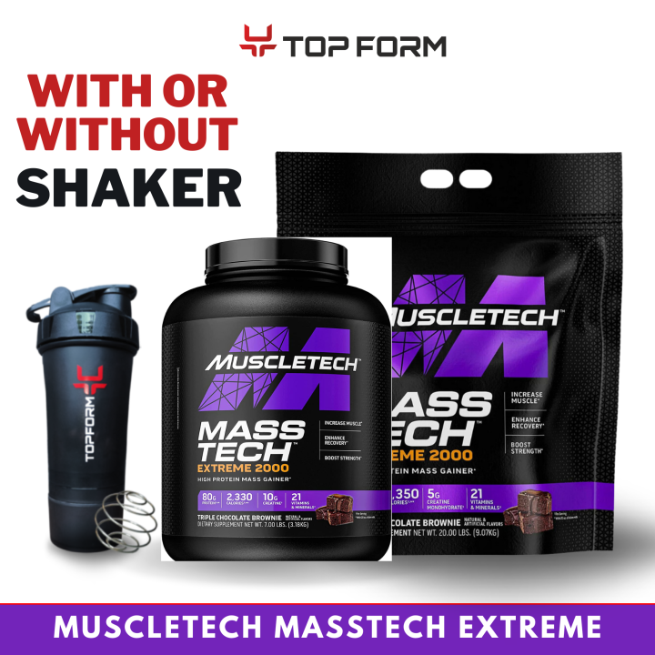 Muscletech Masstech Extreme 2000 With Shaker Muscle Tech Mass Tech Mass Gainer 6lbs Lazada Ph 3919