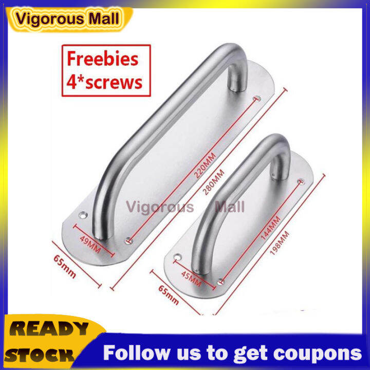 Philippine spot Heavy duty stainless steel frosted push pull door