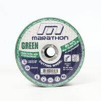 MARATHON ใบตัดสแตนเลส สีเขียว ( 1 ใบ ) เหล็กขนาด 4" ขนาดใบตัดบางเป็นพิเศษเพียง 1 มม Tool Smile