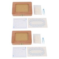 2X Tooth Keepsake Box, Baby Teeth Box Milk Teeth Save Organizer Kit, Tooth Collection with Photo Frame Memory Storage