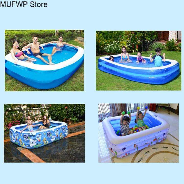 Mufwp Store Nnuo Inflatable Swimming Pool Adults Kids Pool Bathing Tub