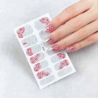 【LZ】 1 Sheet Full Cover Nail Art Sticker Waterproof Nail Sticker Decoration Nail Polish Strips DIY Nail Wraps Nail Patch for Women