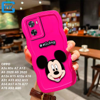 เคสซิลิโคนนิ่ม TPU ลายมิกกี้มิกกี้มินนี่ OPPO A3s A5s A7 A12 A5 2020 A9 2020 A12e A15 A15s A16 A31 A33 A52 A53 A57 A76 A77 A78 A92 A96ใหญ่ลายการ์ตูนมิกกี้มิกกี้เมาส์มินเน่