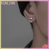 [KUNLIAN] ใหม่ต่างหูพังค์สำหรับผู้ชายต่างหูสตั๊ดอเนกประสงค์แบบถอดได้เครื่องประดับแฟชั่น