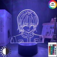 【❉HOT SALE❉】 jiangyi Kurapika โคมไฟอะคริลิกไฟกลางคืนลายการ์ตูน Hunter X Hunter สำหรับเด็กโคมไฟอุปกรณ์ตกแต่งห้องนอนห้องเด็กเล็ก Nightlight Hxh