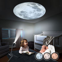 New Moon Projector USB Planet Projection Lamp 360° Rotatable cket Galaxy Light Projector Novelty Atmosphere Light Party