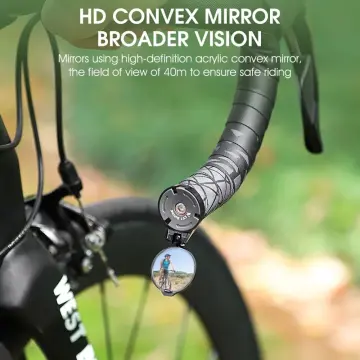 Road bike mirror handlebar hot sale