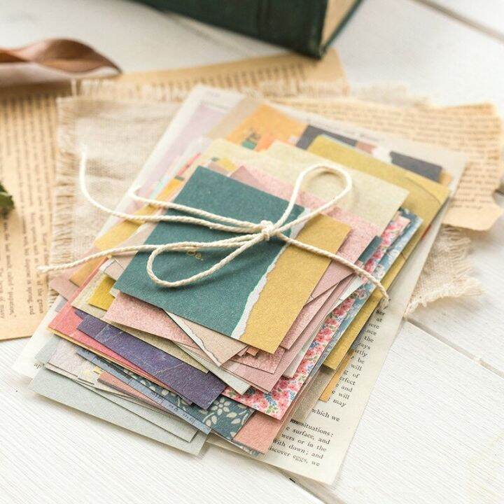 60-pcs-country-style-art-stylish-notes-scrapbook-paper-diy-label