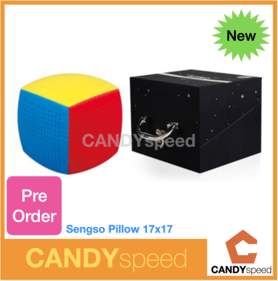 *Pre-Order* Sengso 17x17 Pillow Stickerless | รูบิค Cube 17x17 Rubik