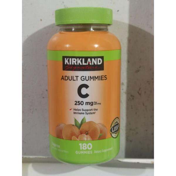 Kirkland Adult gummies Vitamin C 250mg 180 gummy multivitamin