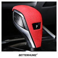 สำหรับ BMW F40 G28 G23 Series 1 3 4 Z4 Alcantara รถเกียร์ Shift Knob Cover Trim สติกเกอร์ภายใน Tuning อุปกรณ์เสริมอัตโนมัติ