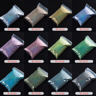TCT-070 Holographic Color Solvent Resistant Finer Size Glitter Powder For Nail Art Decoration Nail Gel Polish Eye shadow Makeup