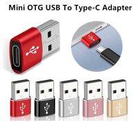 Mini OTG USB To Type-C Adapter Converter Data Sync Charger For Phone PC