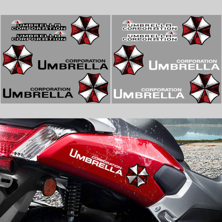 Resident Evil Motorcycle Racing Sticker Sponsorship Helmet Sticker