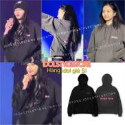 Áo kèm card Idol áo nỉ hoodie Blackpink Bornpink Lisa Jennie Jisoo Rose
