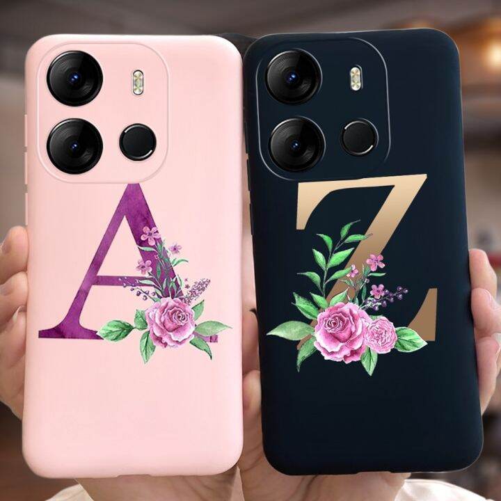 For Tecno Spark Go 2023 Case Luxury Letters Cover For Tecno Pop 7 Pro ...