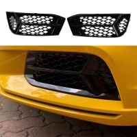 Fog Light Cover Front Mesh Honeycomb Lower Bumper Fog Light Grille for A3 2017-2020