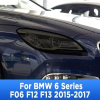 2 Pcs ไฟหน้ารถป้องกันฟิล์มฟื้นฟูโปร่งใสสีดำ TPU สติกเกอร์สำหรับ BMW 6 Series F06 F12 F13อุปกรณ์เสริม