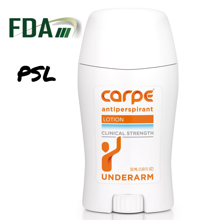 Carpe Underarm Antiperspirant Lotion Clinically Proven To Reduce