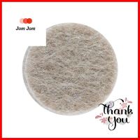 สักหลาดแบบกลม 3M 16x16 มม. สีเบจ 24 ชิ้นROUND FELT PAD 3M 16X16MM BEIGE 24EA **ลดราคาจัดหนัก **