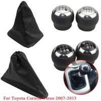 【DT】 hot  For Toyota Corolla Verso 2007 2008 2009 2010 2011 2013 5/6 Speed Car Gear Shift Knob Lever Shifter Hand Stick Leather Boot Cover