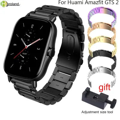 For Huami Amazfit GTS 2 / GTR 2 Smart WatchStrap Band Stainless Steel 22mm 20mm Quick Release Watchband Bracelet Belt Wriststrap