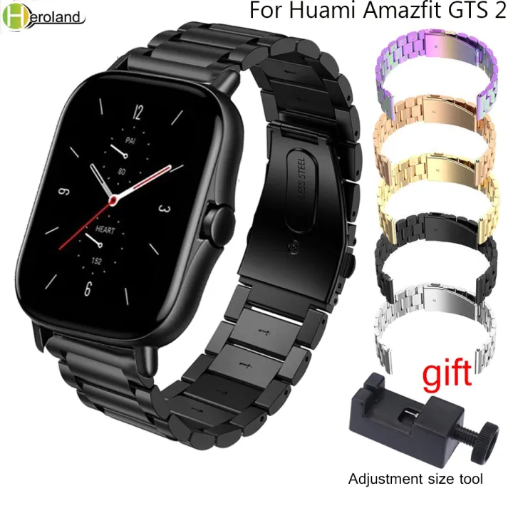 for-huami-amazfit-gts-2-gtr-2-smart-watchstrap-band-stainless-steel-22mm-20mm-quick-release-watchband-bracelet-belt-wriststrap