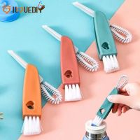 [3-in-1 Bottle Lid Brush Multifunctional Groove Cleaning Brush] [Portable Cup Lid Drinking Straw Brush] [Multifunction Deep Clean Scrub Tool]