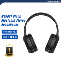 EDIFIER W600BT (BLACK) Bluetooth Stereo Headphones รับประกัน 1 ปี โดย Devas IPASON