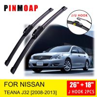 For Nissan Teana J32 2008 2009 2010 2011 2012 2013 Front Wiper Blades Brushes Cutter Accessories U J Hook