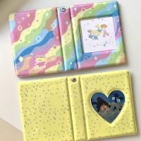 【LZ】 3 Inch Photo Album Love Heart Hollow Picture Photocard Kpop Card Name Pockets 40 Book Card Holder Stock Binder Sheets C1h6