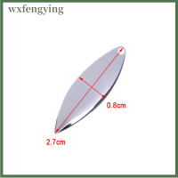 Wxfengying 50ชิ้นวิลโลว์ใบมีดสปินเนอร์การสำเร็จนิ่มนวล,สปินเนอร์ DIY เหยื่อตกปลา