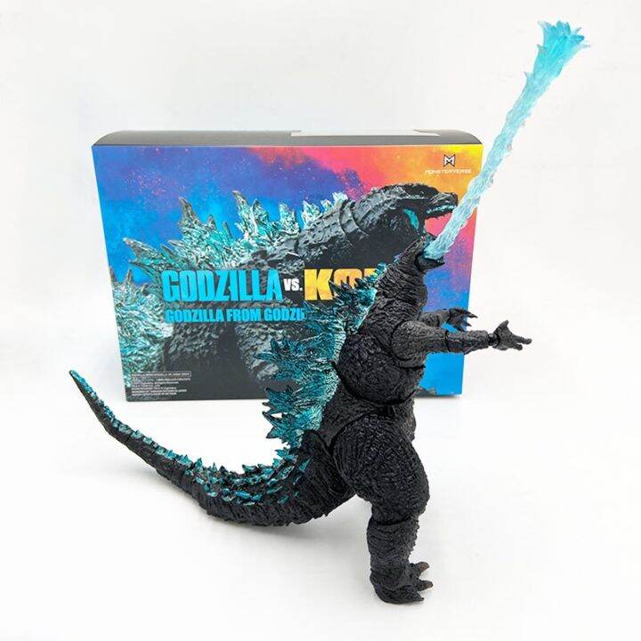 2021-baidai-shm-gojira-movie-godzilla-vs-king-of-monster-figurine-pvc-โมเดลตุ๊กตาขยับแขนขาได้ของเล่นของขวัญสำหรับเด็กผู้ชาย