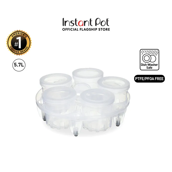 Instant Pot Yogurt Maker Cups with Pressure Sterilization Rack Lazada