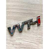 โลโก้ VVT-i ติดTOYOTA ขนาด9.5x2cm.