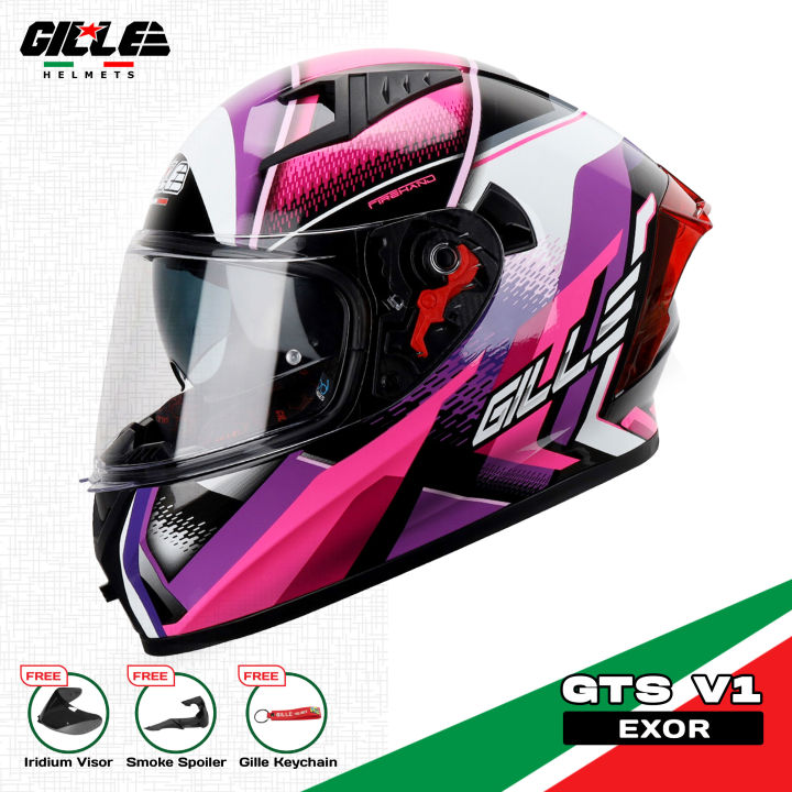 Gille Helmet 135 Gts V1 Exor Motorcycle Helmets Full Face Dual Visor