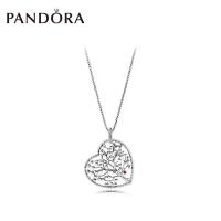 Pandoraˉ Love Tree 925 Silver Necklace and Pendant Fashion Romantic Gift 396582ENMX Clavicle Chain Women Jewelry Pandoraˉ necklace