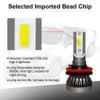 1PC Car LED White Headlight Bulb 90W 12000LM H11 COB High Beam Halogen Xenon Light Replacement