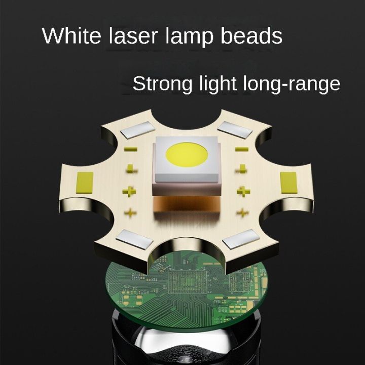 zoom-white-laser-ultra-bright-usb-input-and-output-outdoor-cob-power-display-high-power-flashlight-rechargeable-flashlights