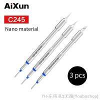 hk۩๑✁  AiXun C245 Soldering Iron Tips Level Lead Welding Compatible T3A JBC