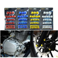 30Pcs/Set Motorcycle Head Screw Cover Decorative Parts Nuts Styling Cover Lug Nuts Accessories for Yamaha Kawasaki Honda R30 Nails  Screws Fasteners